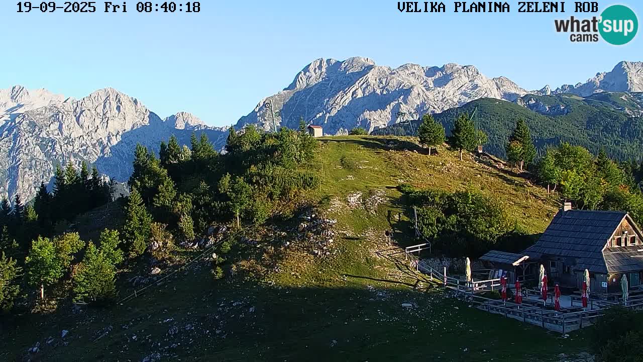 Zeleni Rob – Webcam live | Velika Planina