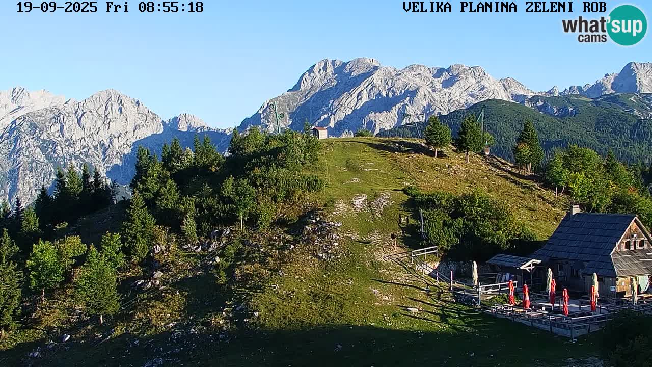 Zeleni Rob – Webcam live | Velika Planina