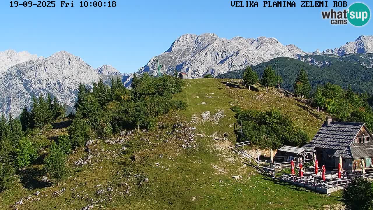 Zeleni Rob – Webcam live | Velika Planina