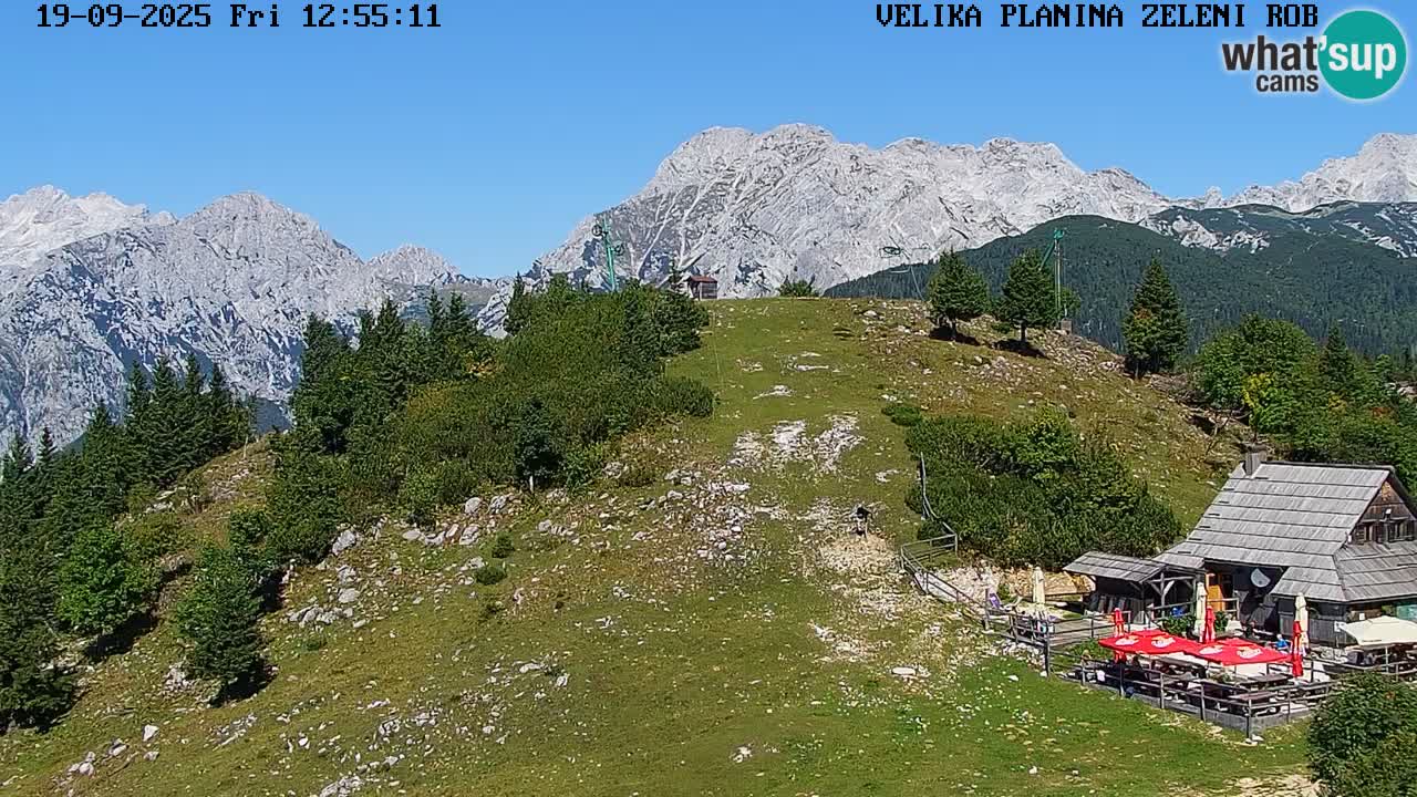Zeleni Rob – Webcam live | Velika Planina