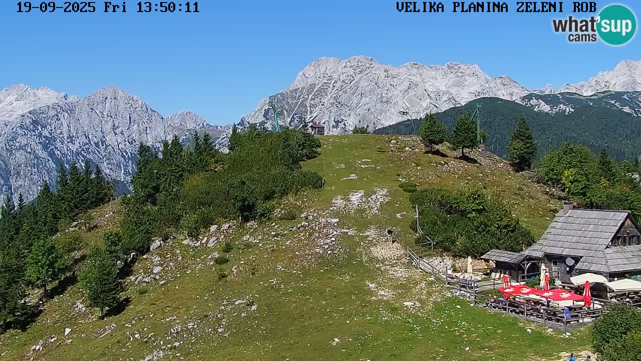 Zeleni Rob – Webcam live | Velika Planina