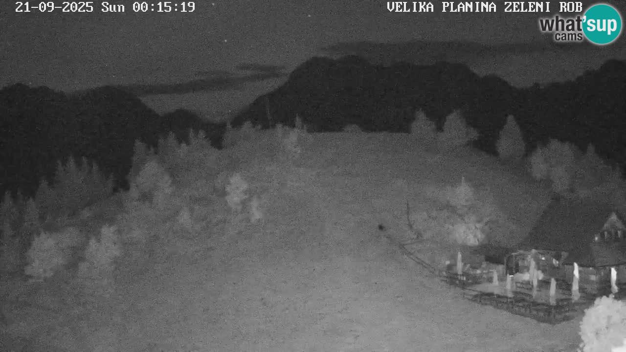 Zeleni Rob – kamera v živo | Velika Planina