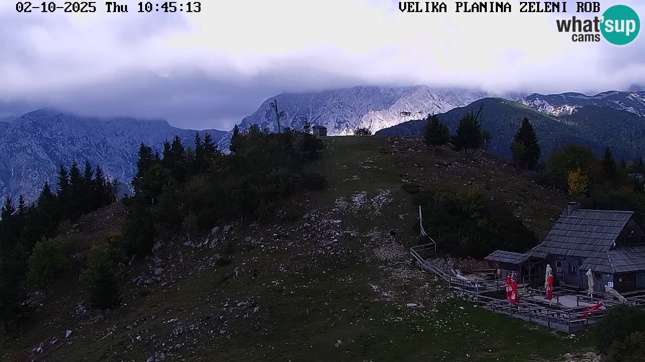 Zeleni Rob – Webcam live | Velika Planina
