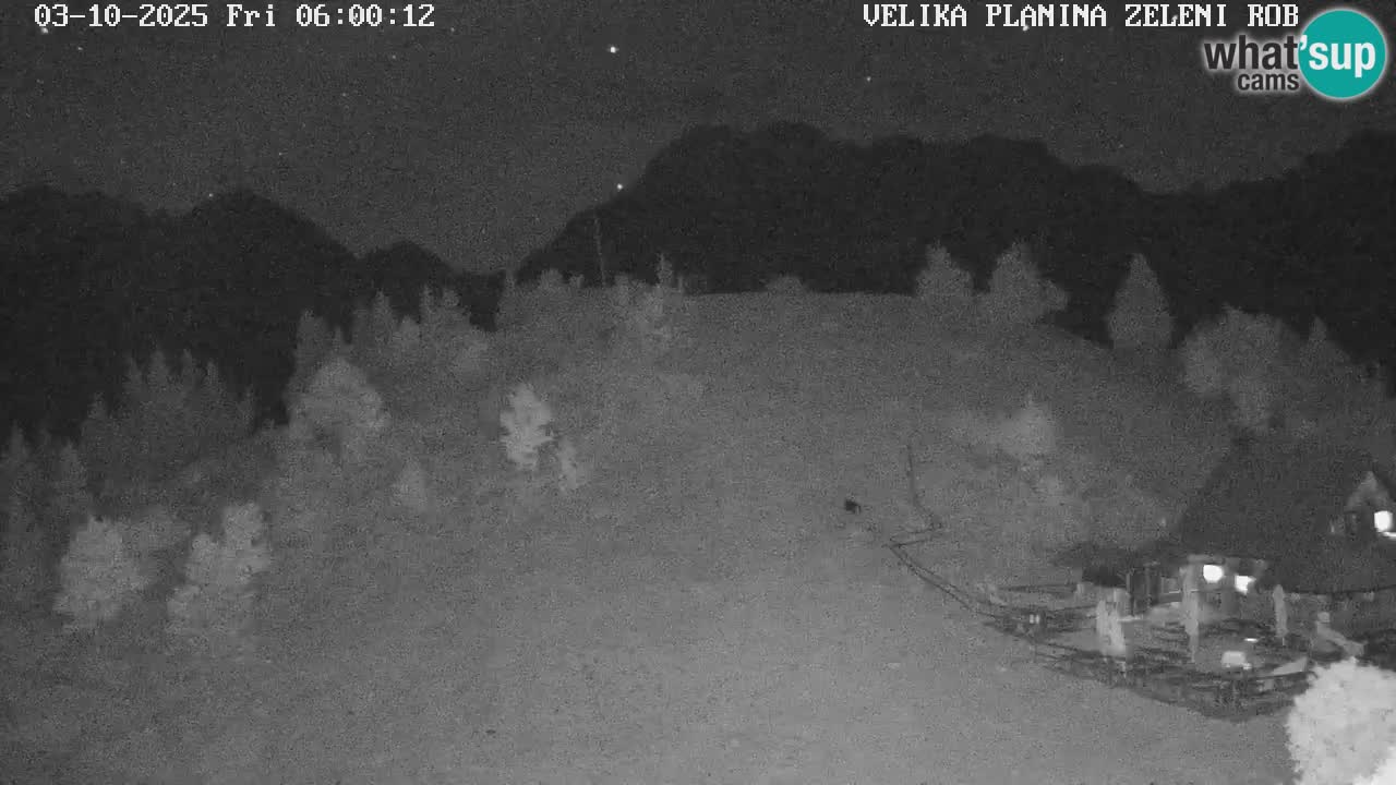 Zeleni Rob – Webcam live | Velika Planina