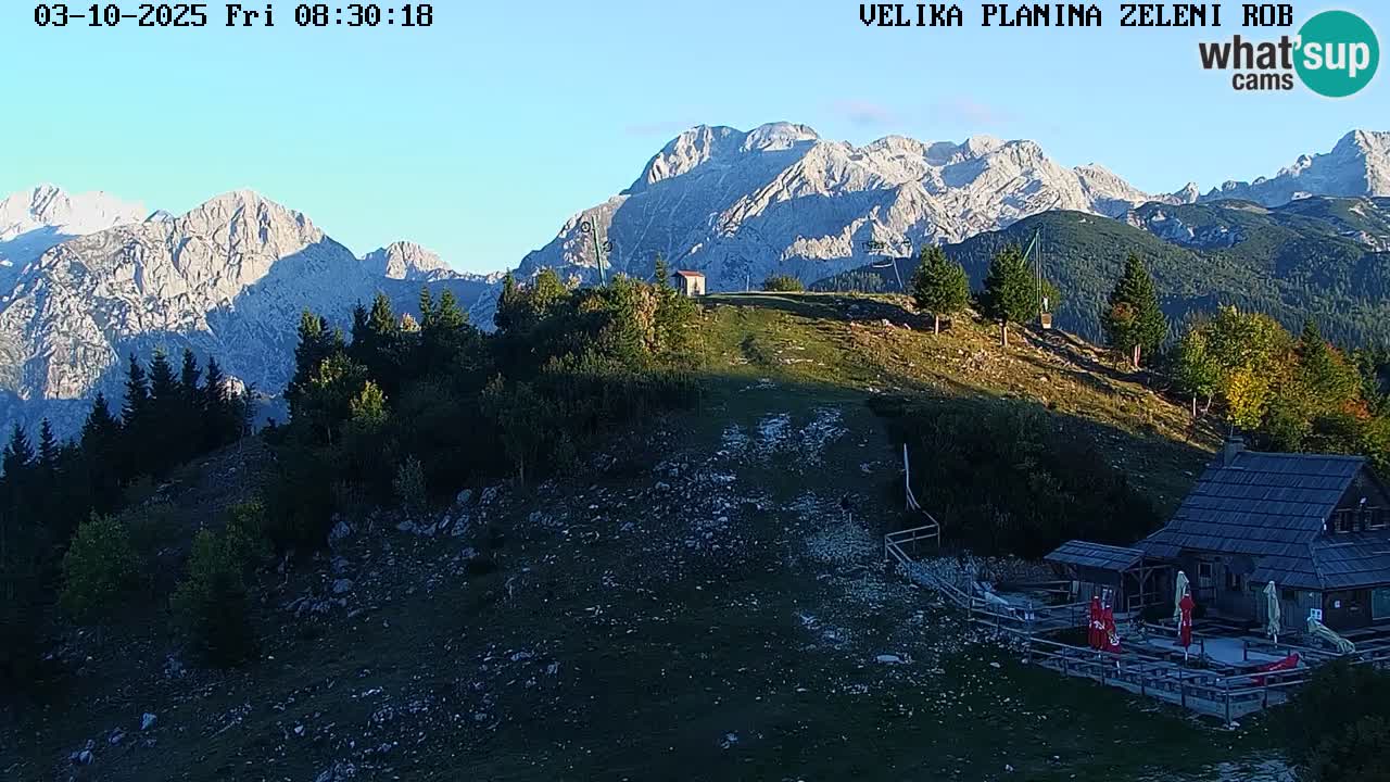 Zeleni Rob – Webcam live | Velika Planina