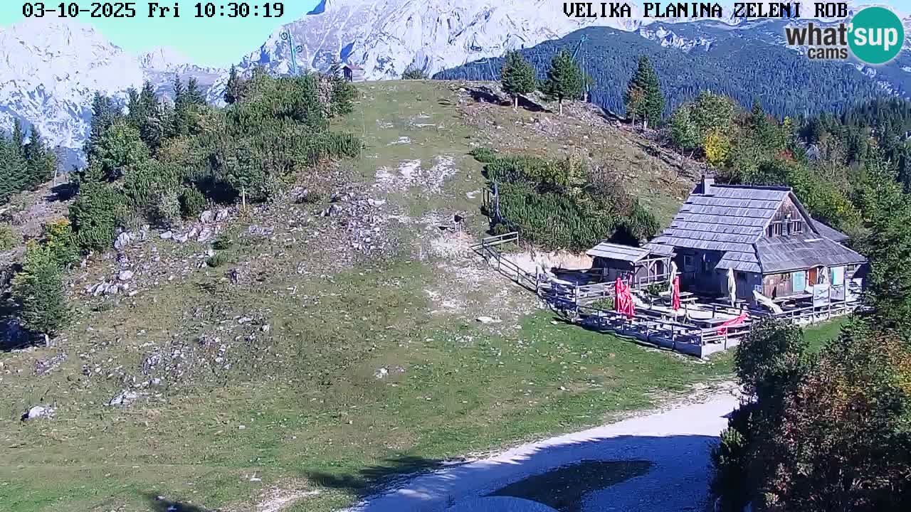 Zeleni Rob | Web kamera Velika Planina