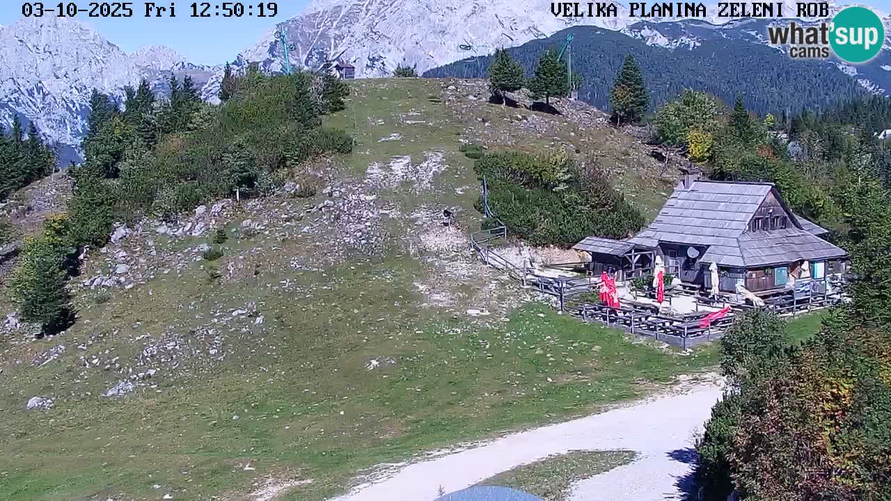 Zeleni Rob | Web kamera Velika Planina