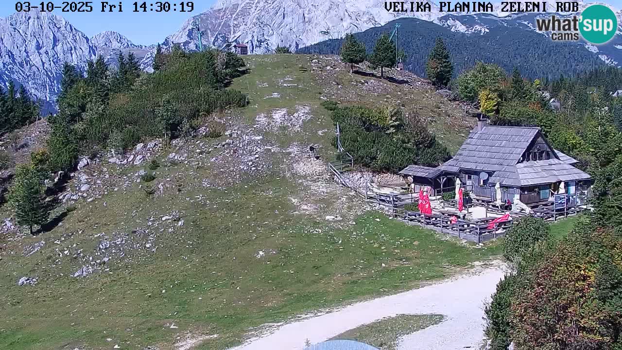 Zeleni Rob | Web kamera Velika Planina