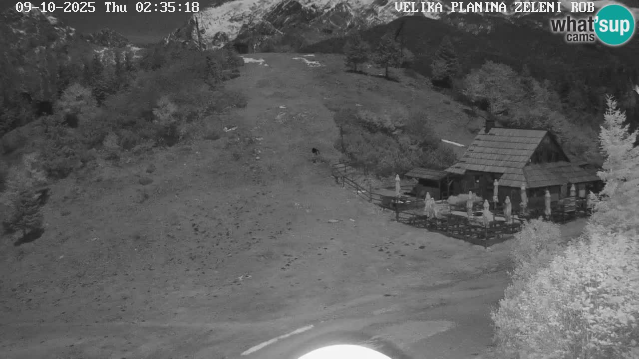 Zeleni Rob – Webcam live | Velika Planina
