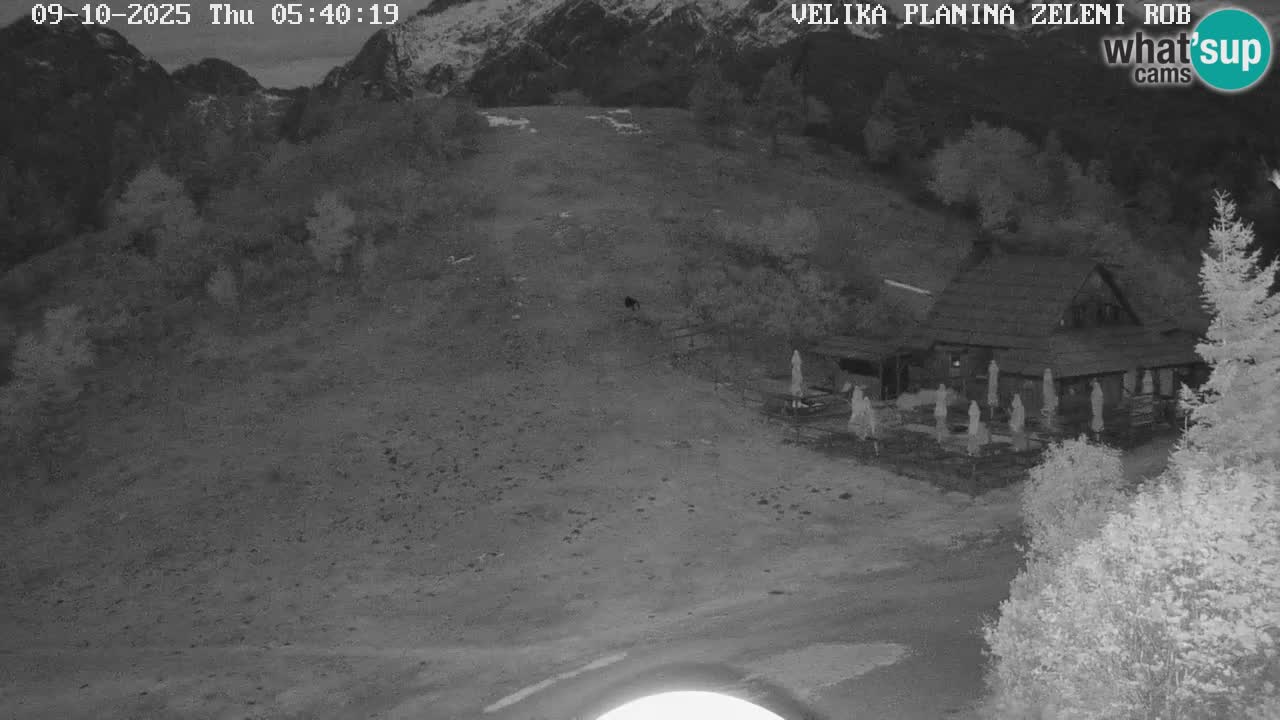 Zeleni Rob | Web kamera Velika Planina
