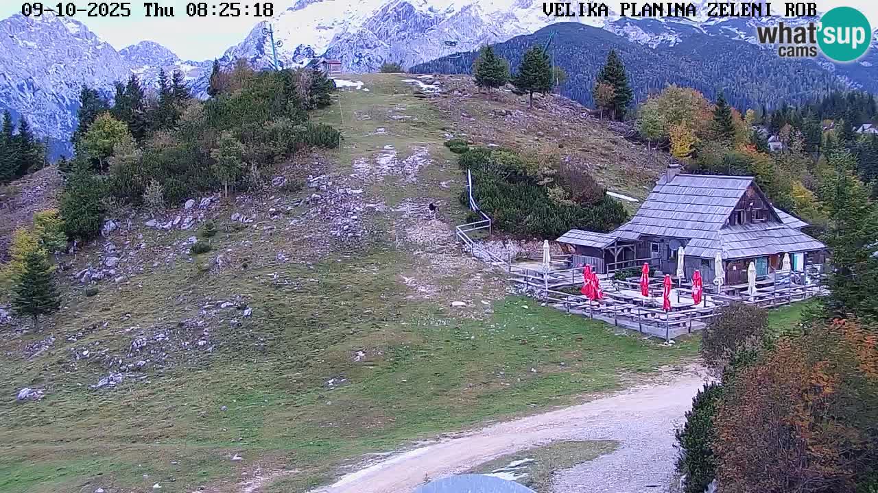 Zeleni Rob – Webcam live | Velika Planina