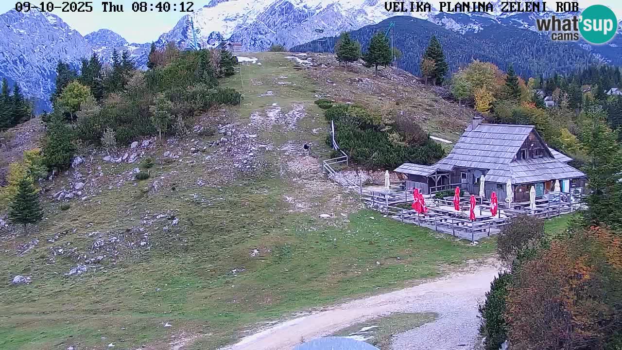 Zeleni Rob – Webcam live | Velika Planina