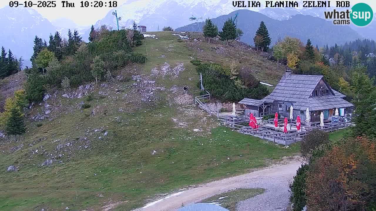 Zeleni Rob – Webcam live | Velika Planina