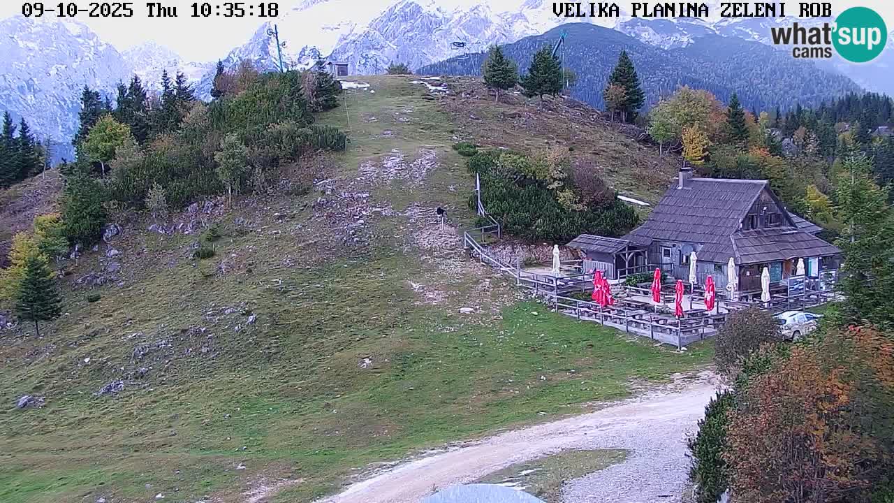 Zeleni Rob – Webcam live | Velika Planina