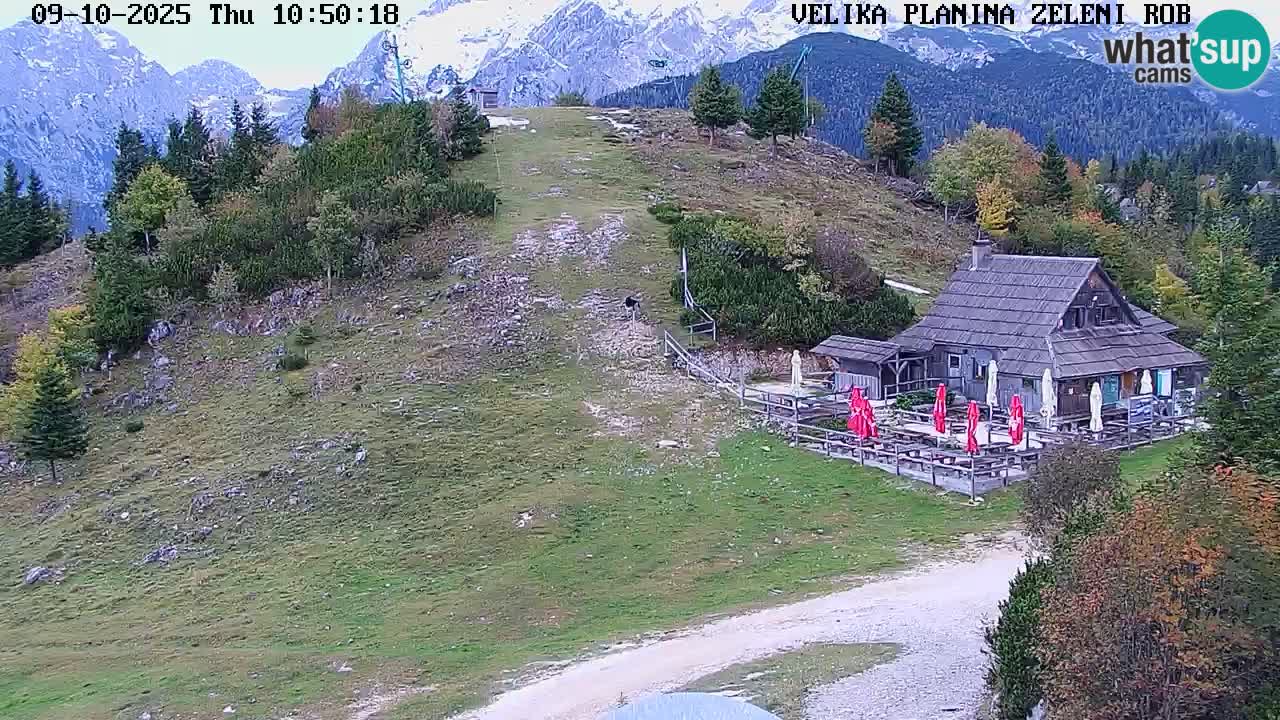 Zeleni Rob – Webcam live | Velika Planina