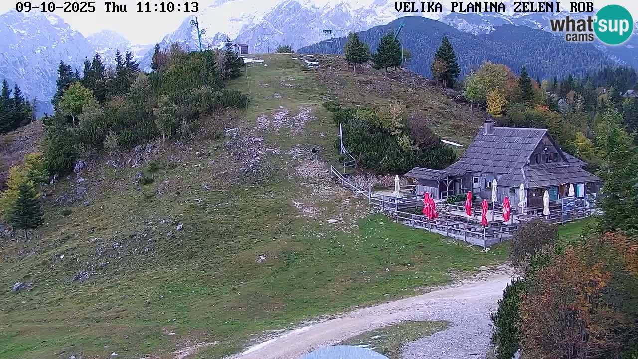 Zeleni Rob – Webcam live | Velika Planina