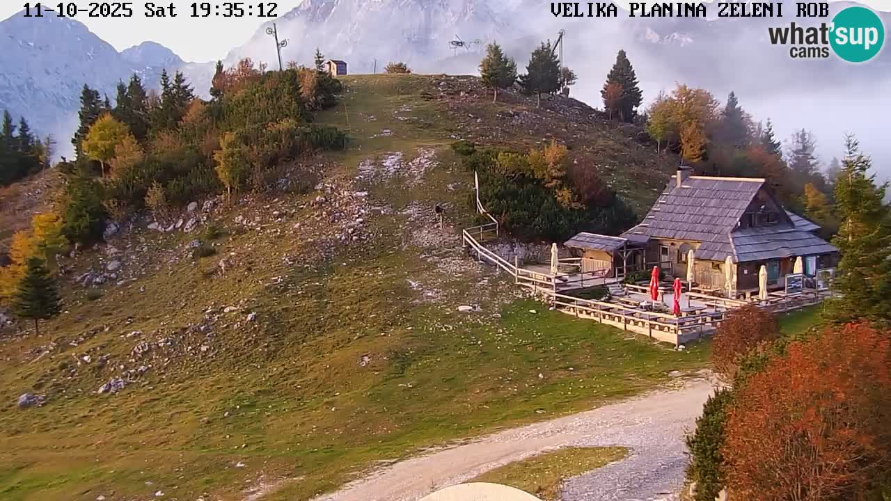 Zeleni Rob – Webcam live | Velika Planina
