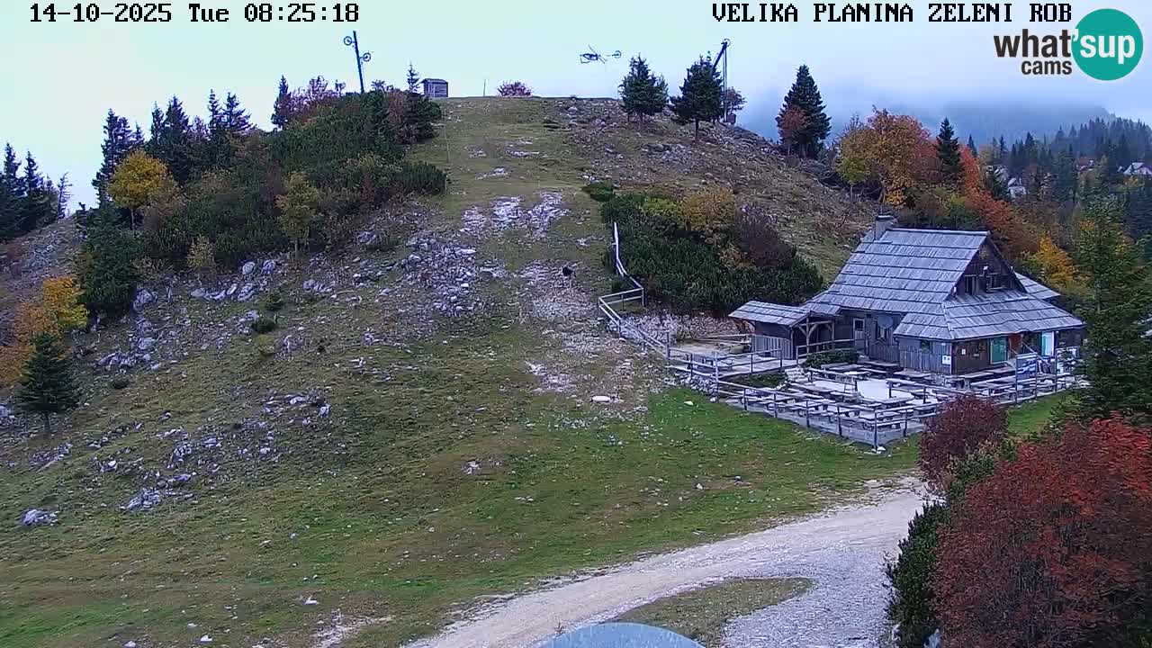 Zeleni Rob | Web kamera Velika Planina