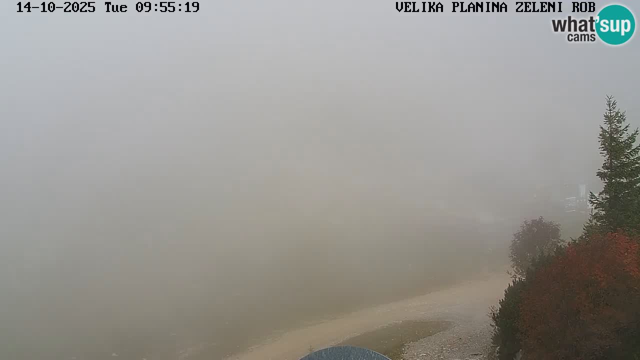 Zeleni Rob | Webcam en vivo Velika Planina
