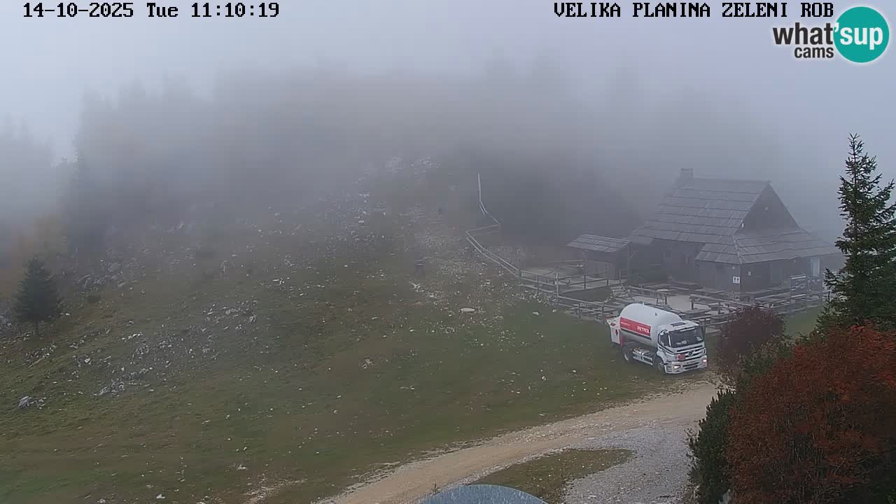 Zeleni Rob | Web kamera Velika Planina