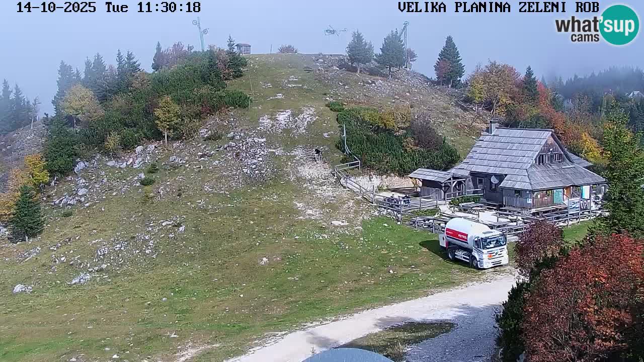 Zeleni Rob – Webcam live | Velika Planina