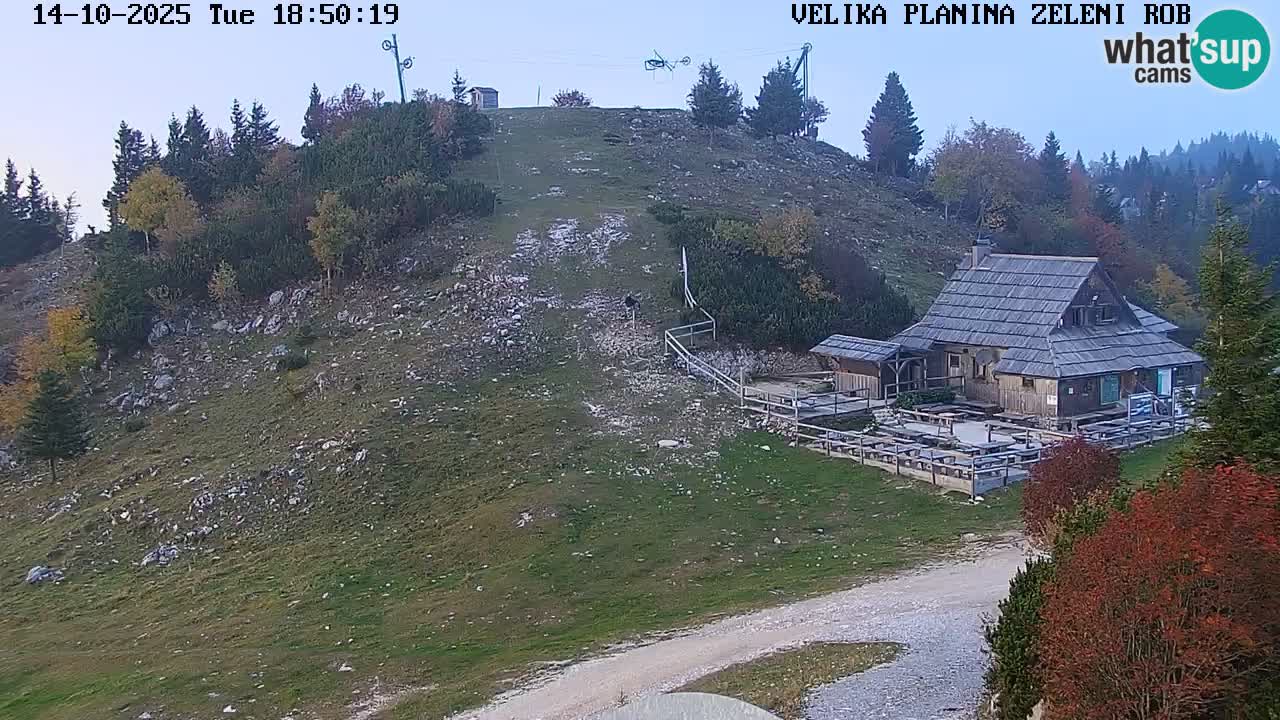 Zeleni Rob – Webcam live | Velika Planina