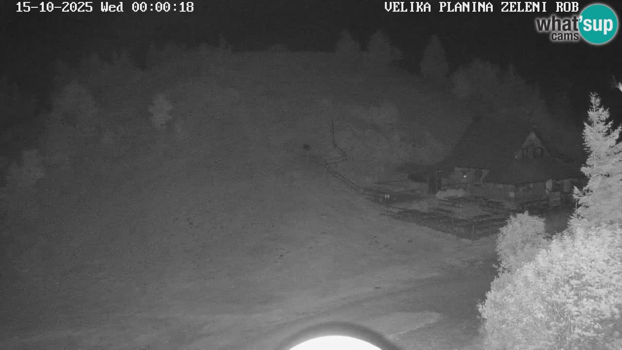 Zeleni Rob | Webcam en vivo Velika Planina