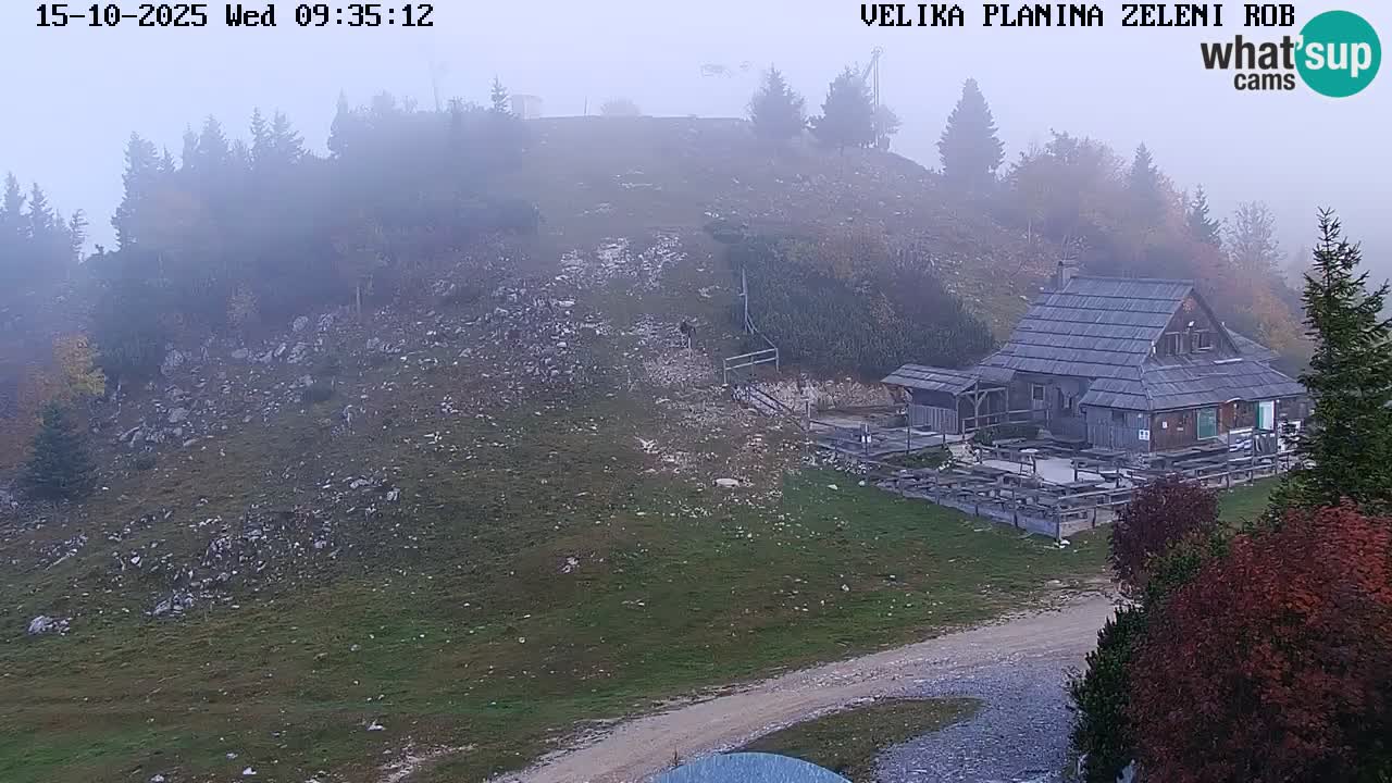 Zeleni Rob – Webcam live | Velika Planina