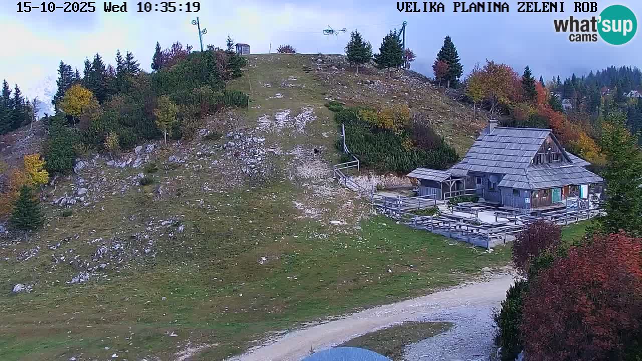 Zeleni Rob – Webcam live | Velika Planina