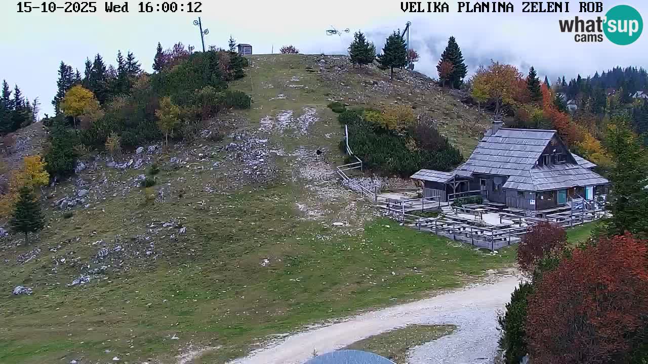 Zeleni Rob – Webcam live | Velika Planina