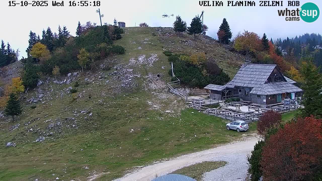 Zeleni Rob – Webcam live | Velika Planina