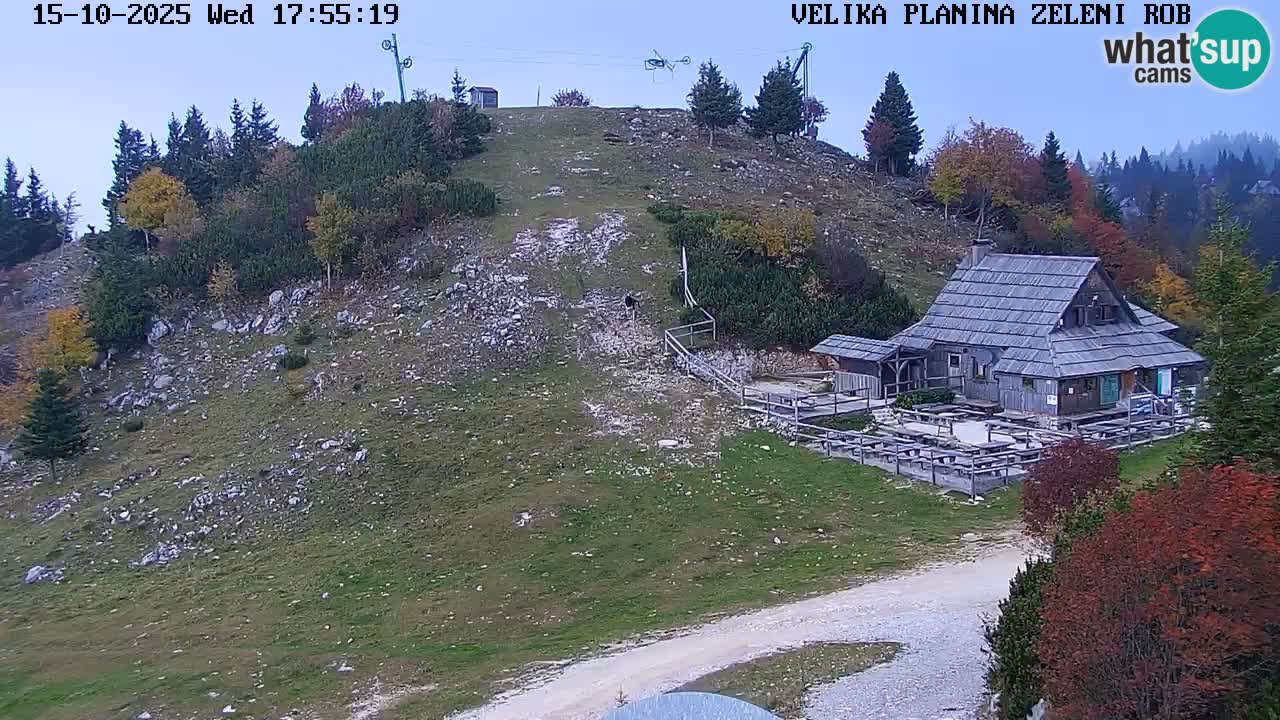 Zeleni Rob | Web kamera Velika Planina