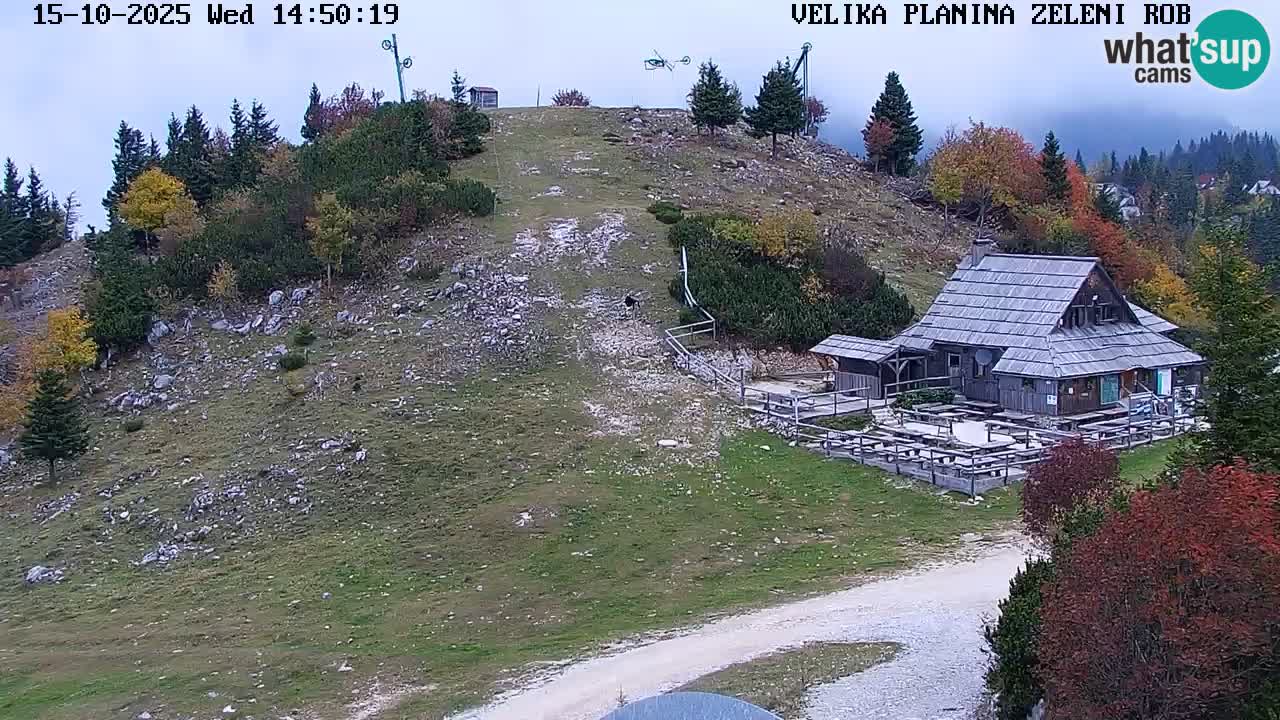 Zeleni Rob – Webcam live | Velika Planina