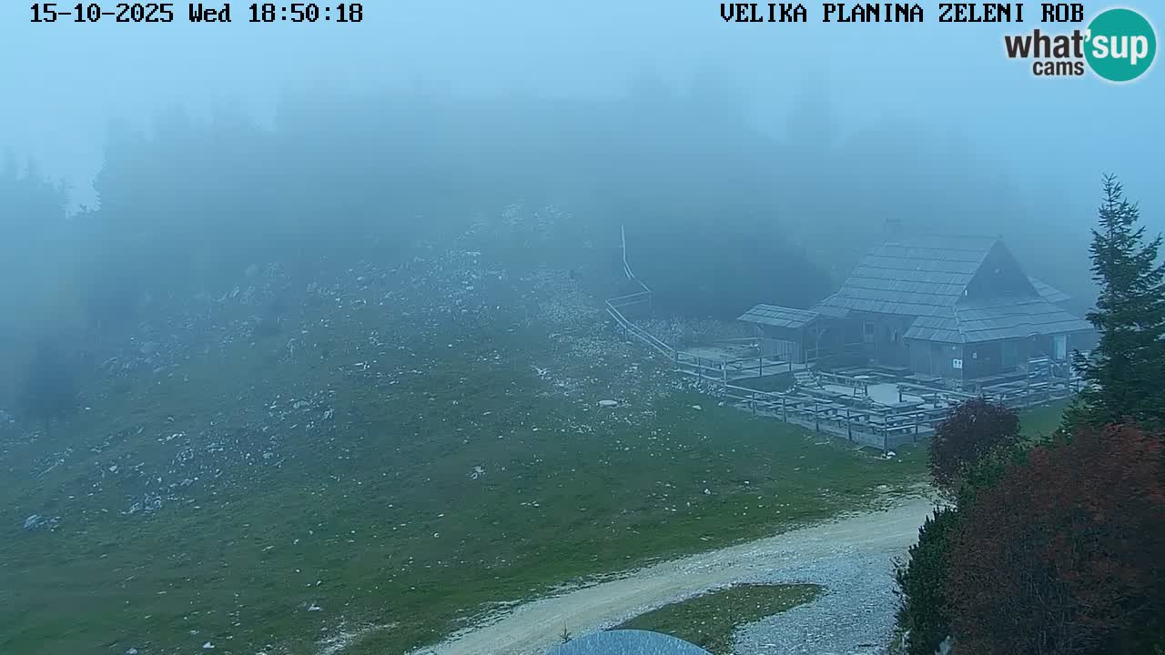 Zeleni Rob | Web kamera Velika Planina
