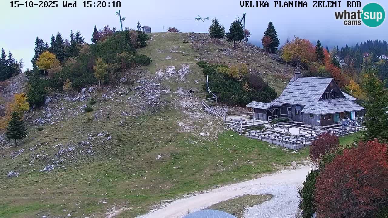 Zeleni Rob – Webcam live | Velika Planina