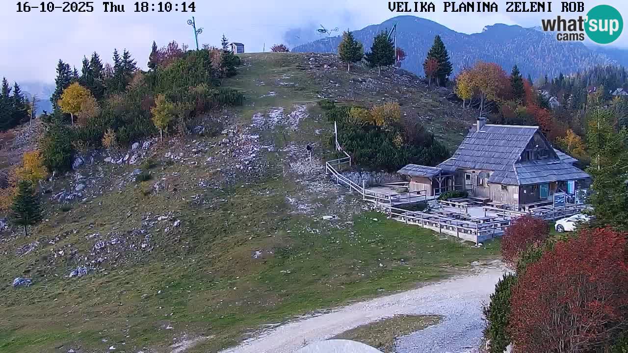 Zeleni Rob – Webcam live | Velika Planina