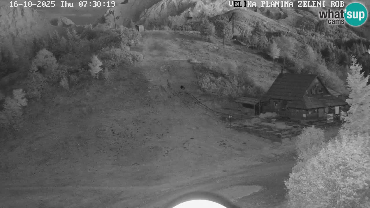 Zeleni Rob – Webcam live | Velika Planina