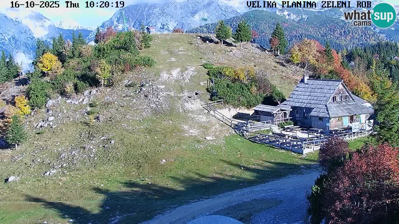 Zeleni Rob – Webcam live | Velika Planina
