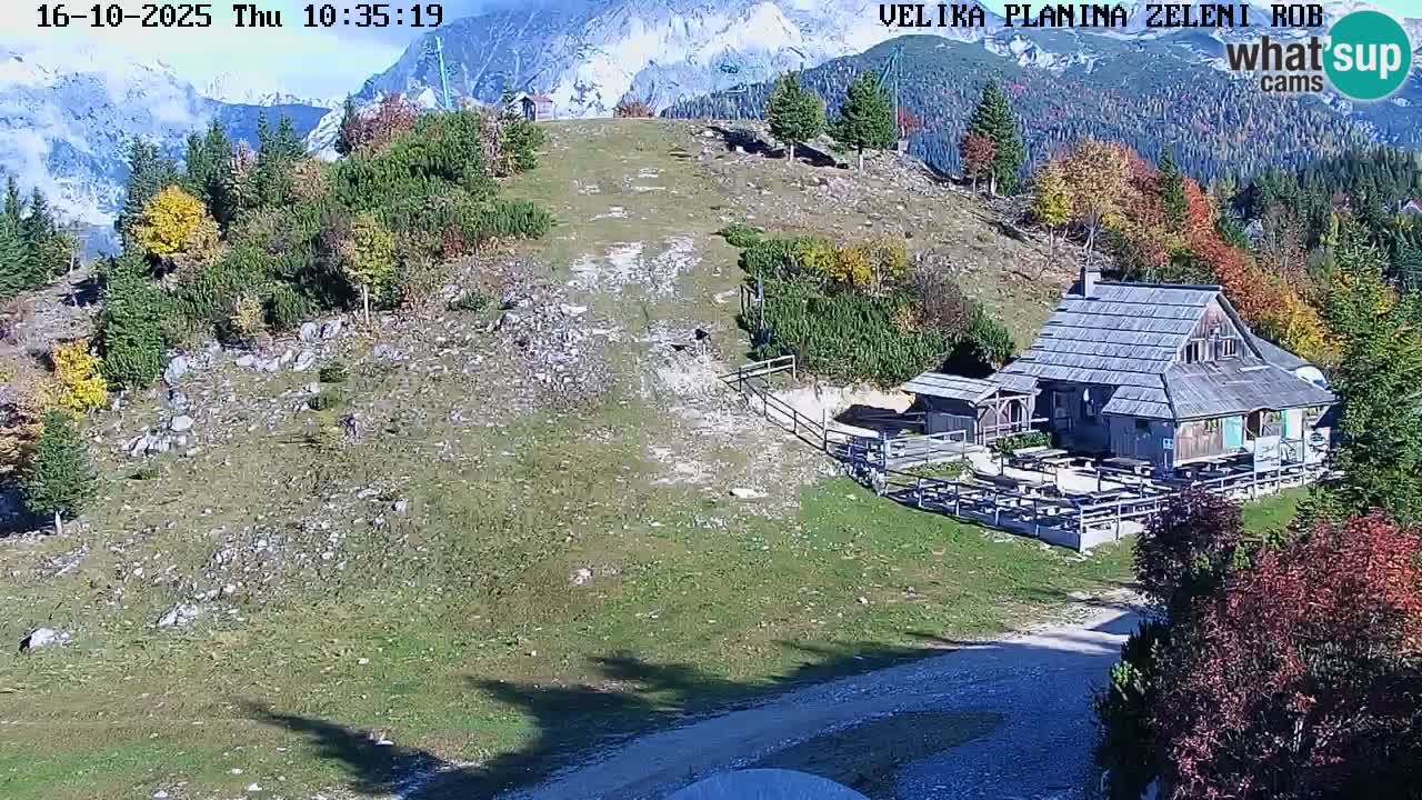Zeleni Rob – Webcam live | Velika Planina