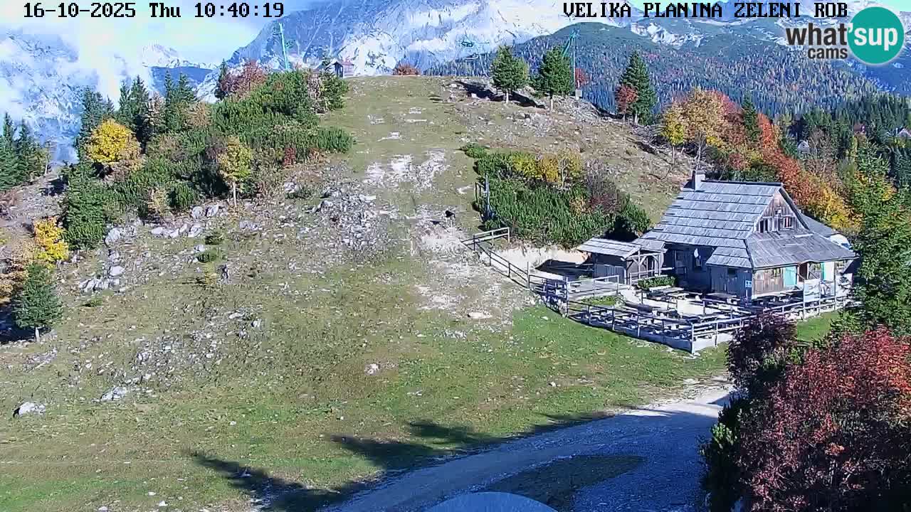 Zeleni Rob – Webcam live | Velika Planina
