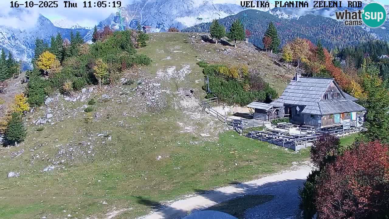 Zeleni Rob – Webcam live | Velika Planina