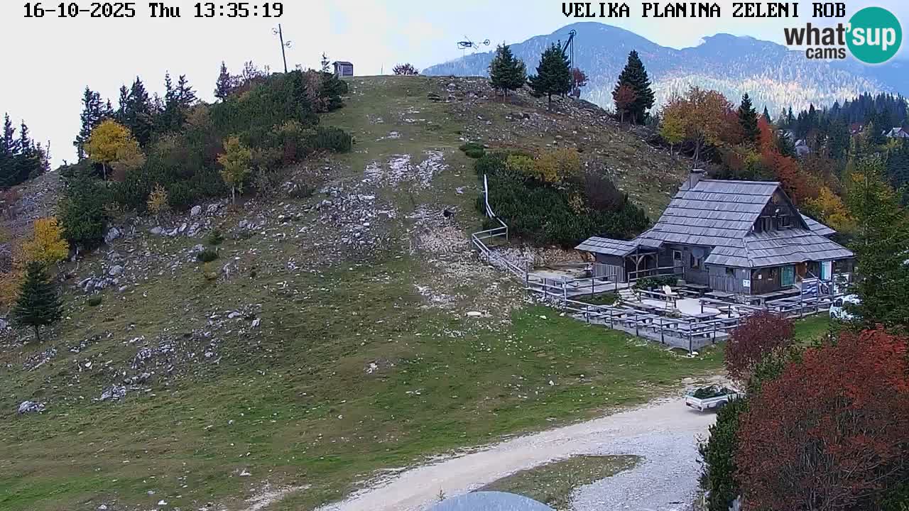 Zeleni Rob – Webcam live | Velika Planina