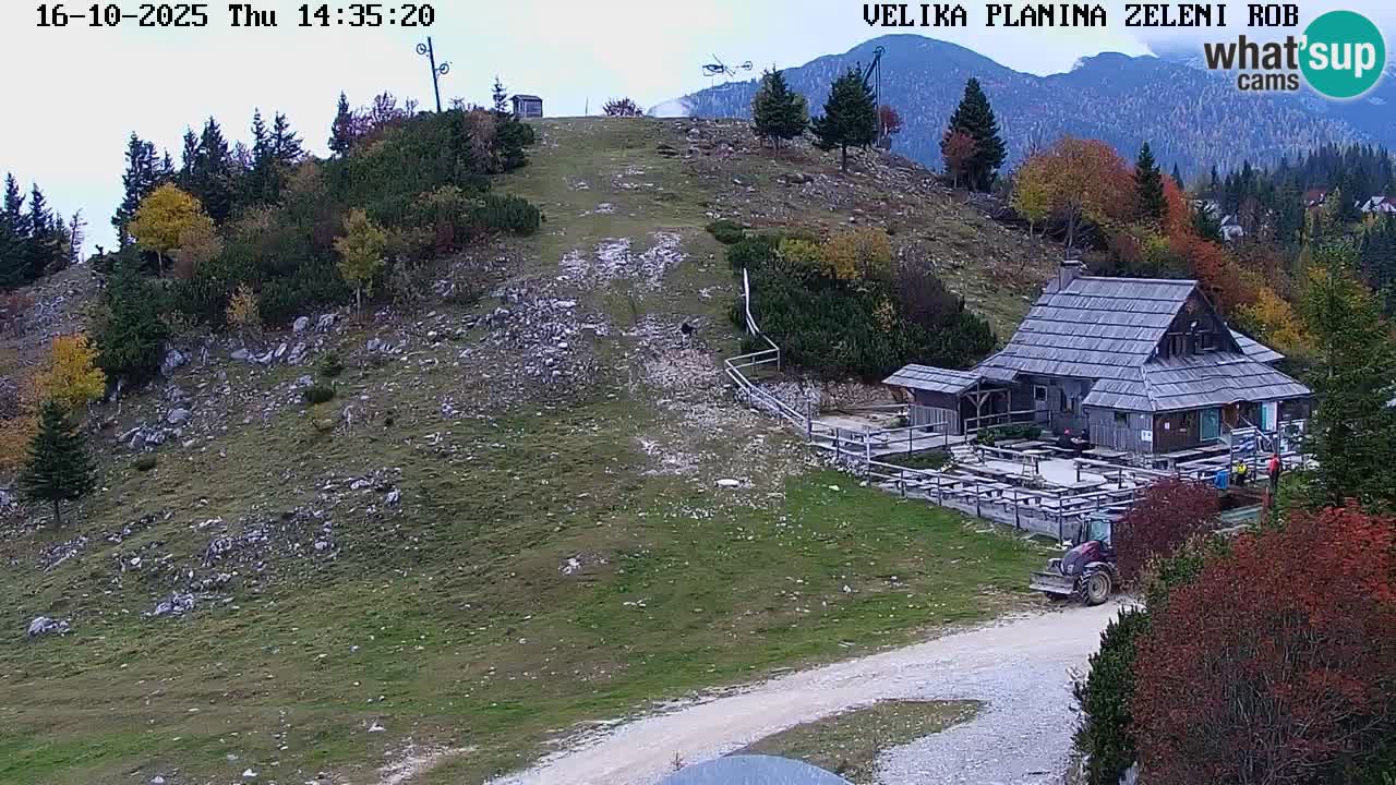 Zeleni Rob – Webcam live | Velika Planina