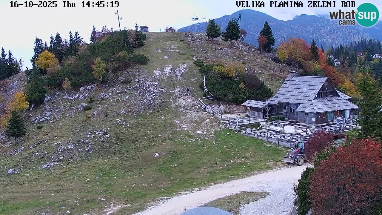 Zeleni Rob – Webcam live | Velika Planina