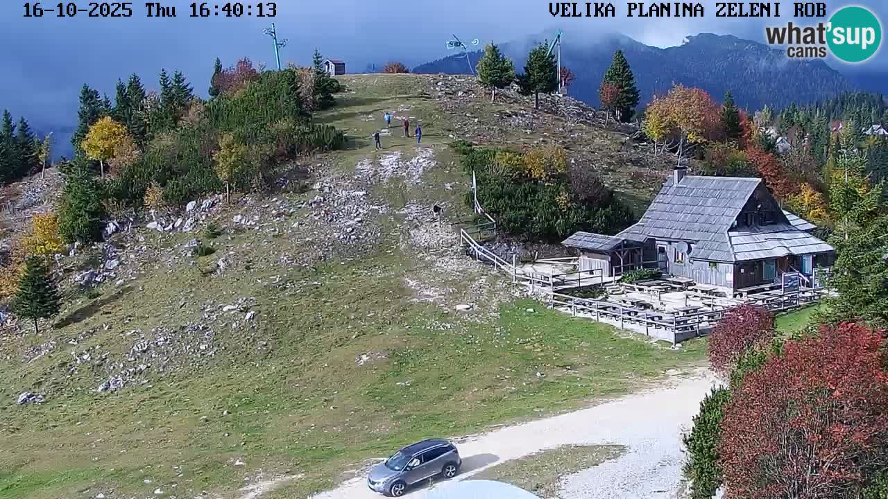 Zeleni Rob | Webcam live Velika Planina