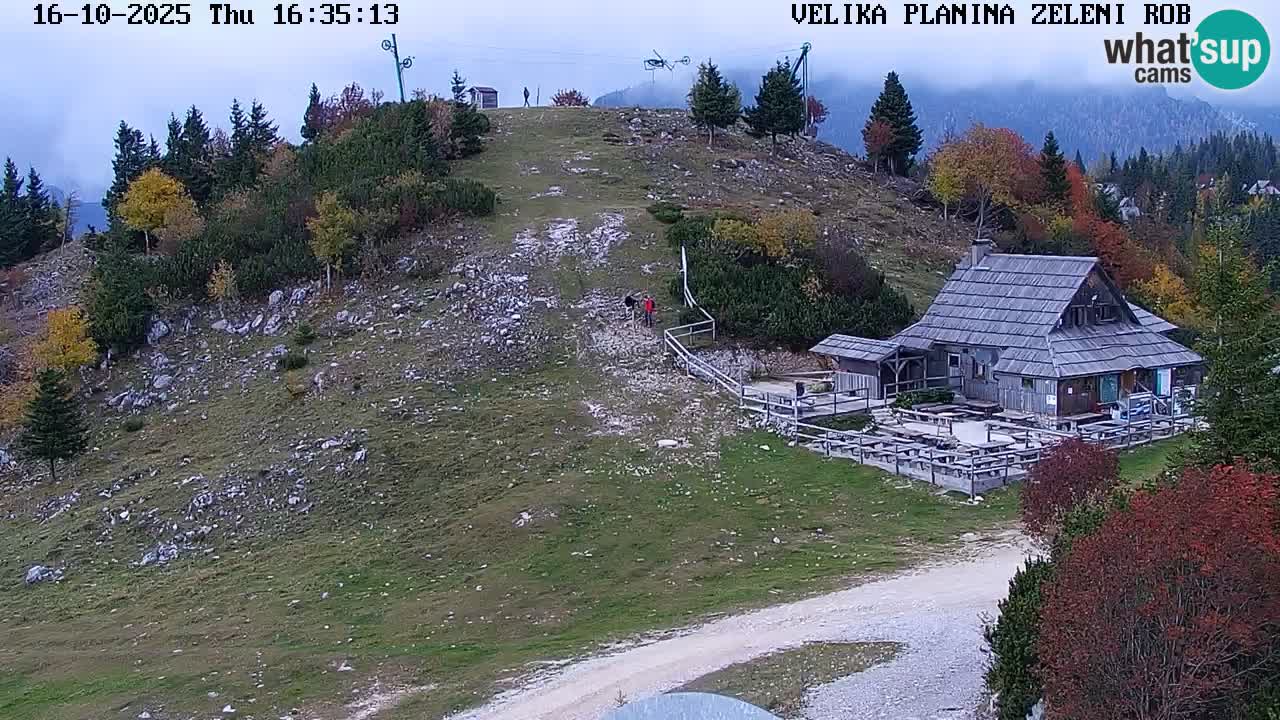 Zeleni Rob – Webcam live | Velika Planina