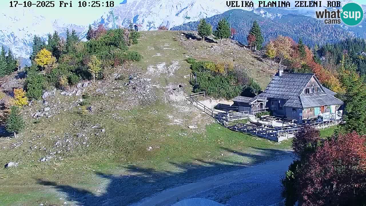 Zeleni Rob – Webcam live | Velika Planina