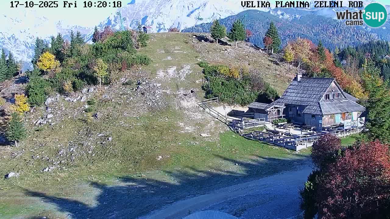 Zeleni Rob – Webcam live | Velika Planina