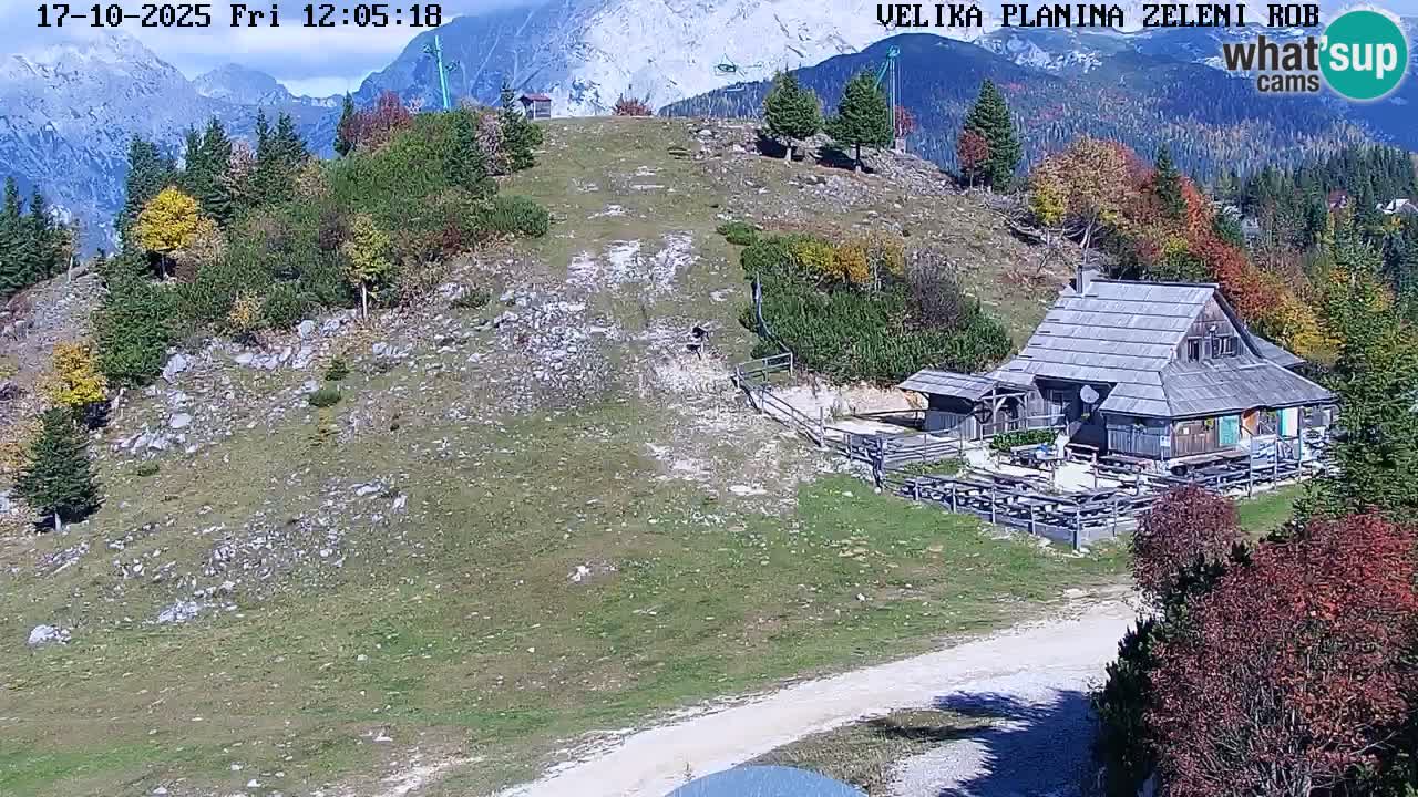 Zeleni Rob | Web kamera Velika Planina
