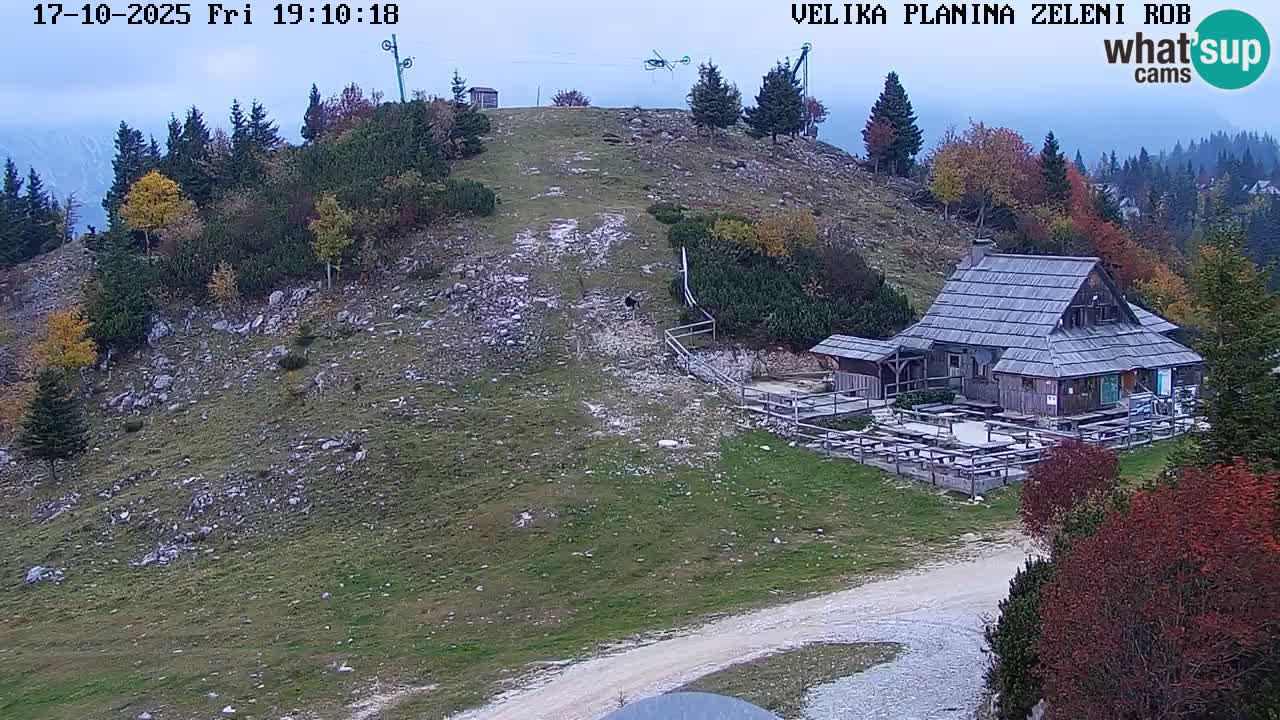 Zeleni Rob | Web kamera Velika Planina